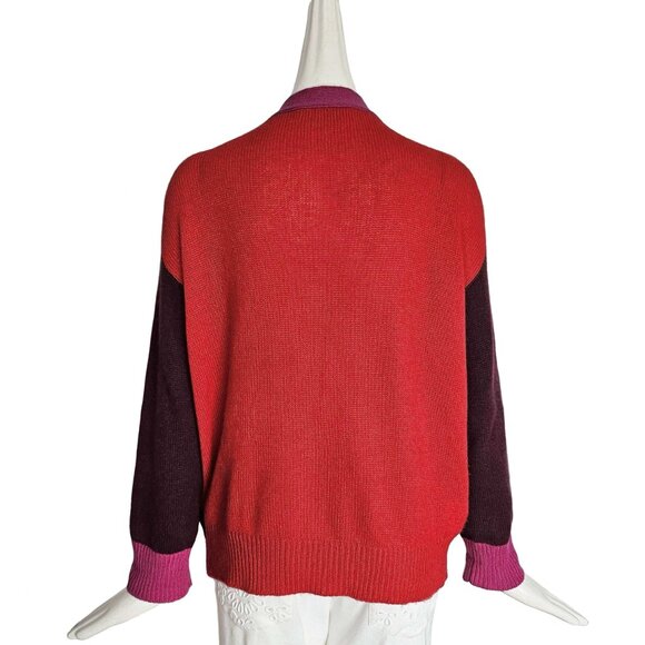 MARNI COLORBLOCK CASHMERE CARDIGAN (38) - Picture 4 of 8